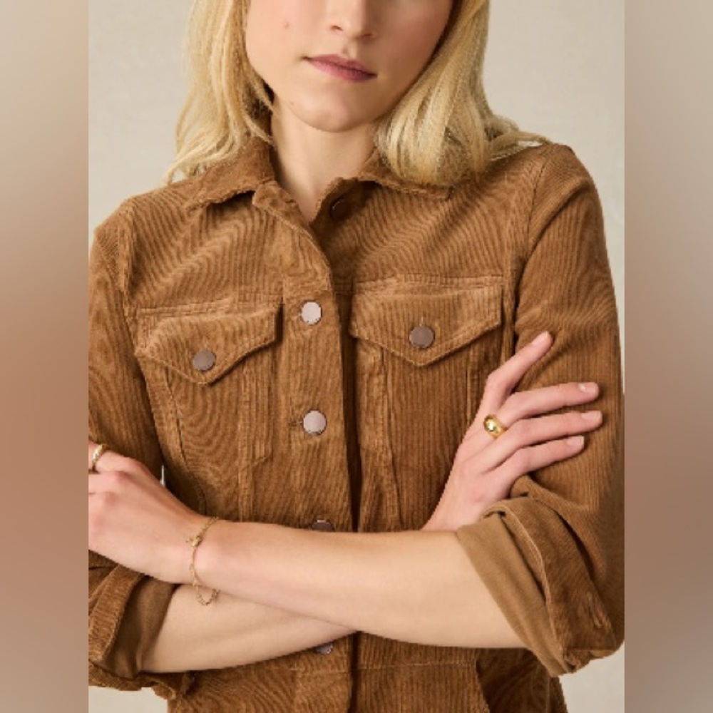 Faherty Softstretch Cord Michelle Dress - Picture 5 of 5